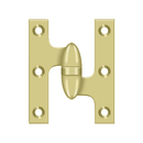 Deltana OK3025B Full Mortise Hinge - 3'' x 2 1/2'' - Stellar Hardware and Bath