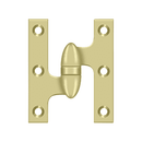 Deltana OK3025B Full Mortise Hinge - 3'' x 2 1/2'' - Stellar Hardware and Bath