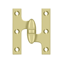 Deltana OK3025B Full Mortise Hinge - 3'' x 2 1/2'' - Stellar Hardware and Bath