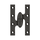 Deltana OK5032B Full Mortise Hinge - 5'' x 3 1/4'' - Stellar Hardware and Bath