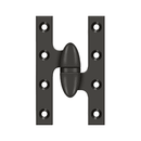 Deltana OK5032B Full Mortise Hinge - 5'' x 3 1/4'' - Stellar Hardware and Bath
