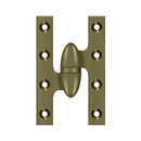 Deltana OK5032B Full Mortise Hinge - 5'' x 3 1/4'' - Stellar Hardware and Bath