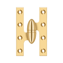 Deltana OK5032B Full Mortise Hinge - 5'' x 3 1/4'' - Stellar Hardware and Bath