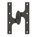 Deltana OK6040B Full Mortise Hinge - 6'' x 4'' - Stellar Hardware and Bath