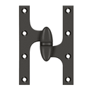 Deltana OK6040B Full Mortise Hinge - 6'' x 4'' - Stellar Hardware and Bath