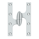 Deltana OK6040B Full Mortise Hinge - 6'' x 4'' - Stellar Hardware and Bath