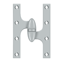 Deltana OK6040B Full Mortise Hinge - 6'' x 4'' - Stellar Hardware and Bath