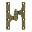 Deltana OK6040B Full Mortise Hinge - 6'' x 4'' - Stellar Hardware and Bath
