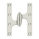 Deltana OK6045B Full Mortise Hinge - 6'' x 4 1/2'' - Stellar Hardware and Bath