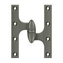 Deltana OK6045B Full Mortise Hinge - 6'' x 4 1/2'' - Stellar Hardware and Bath