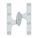 Deltana OK6045B Full Mortise Hinge - 6'' x 4 1/2'' - Stellar Hardware and Bath