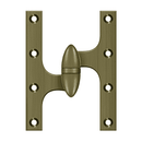 Deltana OK6045B Full Mortise Hinge - 6'' x 4 1/2'' - Stellar Hardware and Bath