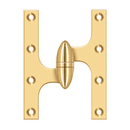 Deltana OK6045B Full Mortise Hinge - 6'' x 4 1/2'' - Stellar Hardware and Bath