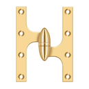 Deltana OK6045B Full Mortise Hinge - 6'' x 4 1/2'' - Stellar Hardware and Bath