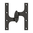 Deltana OK6050B Full Mortise Hinge - 6'' x 5'' - Stellar Hardware and Bath