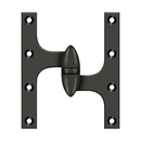 Deltana OK6050B Full Mortise Hinge - 6'' x 5'' - Stellar Hardware and Bath