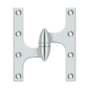 Deltana OK6050B Full Mortise Hinge - 6'' x 5'' - Stellar Hardware and Bath