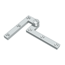 Deltana PH60 Pivot Hinge - 4 3/8'' x 5/8'' x 1 7/8'' - Stellar Hardware and Bath