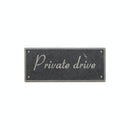 PLAQUE CORONET FONT PL250-C 13" x 5 1/2" - Stellar Hardware and Bath