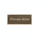 PLAQUE NEW CENTURY SCHOOLBOOK FONT PL250-C 13" x 5 1/2" - Stellar Hardware and Bath