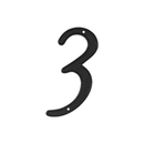 Deltana RNZ4 Zinc Die Cast House Numbers - 4'' - Stellar Hardware and Bath