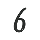 Deltana RNZ4 Zinc Die Cast House Numbers - 4'' - Stellar Hardware and Bath