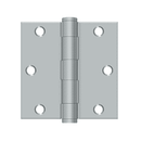 Deltana S35HD Heavy Duty Square Corner Hinge - 3 1/2'' x 3 1/2'' - Stellar Hardware and Bath