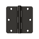 Deltana S35R4 Residential Radius Corner Hinge - 3 1/2'' x 3 1/2'' x 1/4'' - Stellar Hardware and Bath