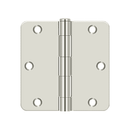 Deltana S35R4 Residential Radius Corner Hinge - 3 1/2'' x 3 1/2'' x 1/4'' - Stellar Hardware and Bath