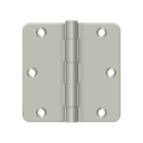Deltana S35R4 Residential Radius Corner Hinge - 3 1/2'' x 3 1/2'' x 1/4'' - Stellar Hardware and Bath