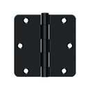 Deltana S35R4 Residential Radius Corner Hinge - 3 1/2'' x 3 1/2'' x 1/4'' - Stellar Hardware and Bath