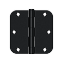 Deltana S35R5 Residential Radius Corner Hinge - 3 1/2'' x 3 1/2'' x 5/8'' - Stellar Hardware and Bath
