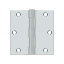 Deltana S35-R Residential Square Corner Hinge - 3 1/2'' x 3 1/2'' - Stellar Hardware and Bath