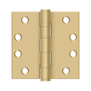 Deltana S44HDBB Heavy Duty Ball Bearing Square Corner Hinge - 4'' x 4'' - Stellar Hardware and Bath