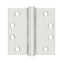 Deltana S44HDBB Heavy Duty Ball Bearing Square Corner Hinge - 4'' x 4'' - Stellar Hardware and Bath