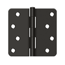 Deltana S44R4 Residential Radius Corner Hinge - 4'' x 4'' x 1/4'' - Stellar Hardware and Bath