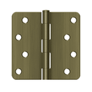 Deltana S44R4 Residential Radius Corner Hinge - 4'' x 4'' x 1/4'' - Stellar Hardware and Bath