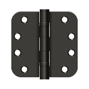 Deltana S44R5HDB Heavy Duty Ball Bearing Radius Corner Hinge - 4'' x 4'' x 5/8'' - Stellar Hardware and Bath