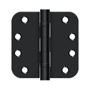 Deltana S44R5HDB Heavy Duty Ball Bearing Radius Corner Hinge - 4'' x 4'' x 5/8'' - Stellar Hardware and Bath