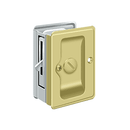Deltana SDLA325 Heavy Duty Adjustable Pocket Lock Privacy - 3 1/4'' x 2 1/4'' - Stellar Hardware and Bath