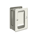 Deltana SDPA325 Heavy Duty Adjustable Pocket Lock Passage - 3 1/4'' x 2 1/4'' - Stellar Hardware and Bath