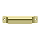 Deltana SHP40 Rectangular Shell Pull 4" - Stellar Hardware and Bath