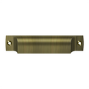Deltana SHP40 Rectangular Shell Pull 4" - Stellar Hardware and Bath