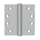 Deltana SS44 Stainless Steel Hinge - 4'' x 4'' - Stellar Hardware and Bath
