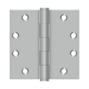 Deltana SS44 Stainless Steel Hinge - 4'' x 4'' - Stellar Hardware and Bath
