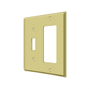 Deltana SWP4743 Single Standard & Rocker Switch Plate - 4 1/2'' x 4 1/2'' - Stellar Hardware and Bath