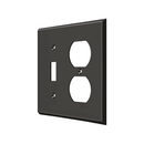 Deltana SWP4762 Single Standard & Double Outlet Switch Plate - 4 1/2'' x 4 1/2'' - Stellar Hardware and Bath