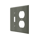 Deltana SWP4762 Single Standard & Double Outlet Switch Plate - 4 1/2'' x 4 1/2'' - Stellar Hardware and Bath