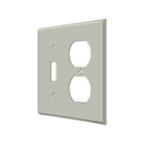 Deltana SWP4762 Single Standard & Double Outlet Switch Plate - 4 1/2'' x 4 1/2'' - Stellar Hardware and Bath