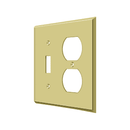 Deltana SWP4762 Single Standard & Double Outlet Switch Plate - 4 1/2'' x 4 1/2'' - Stellar Hardware and Bath